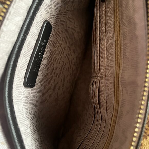 MICHAEL KORS Dark Brown Wristlet Clutch - Picture 2 of 3